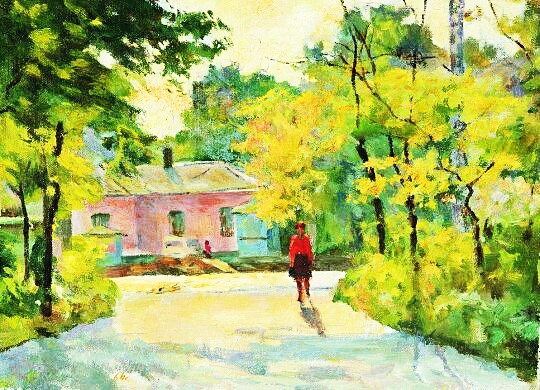 «Осінній етюд». 1964. Полотно, олія